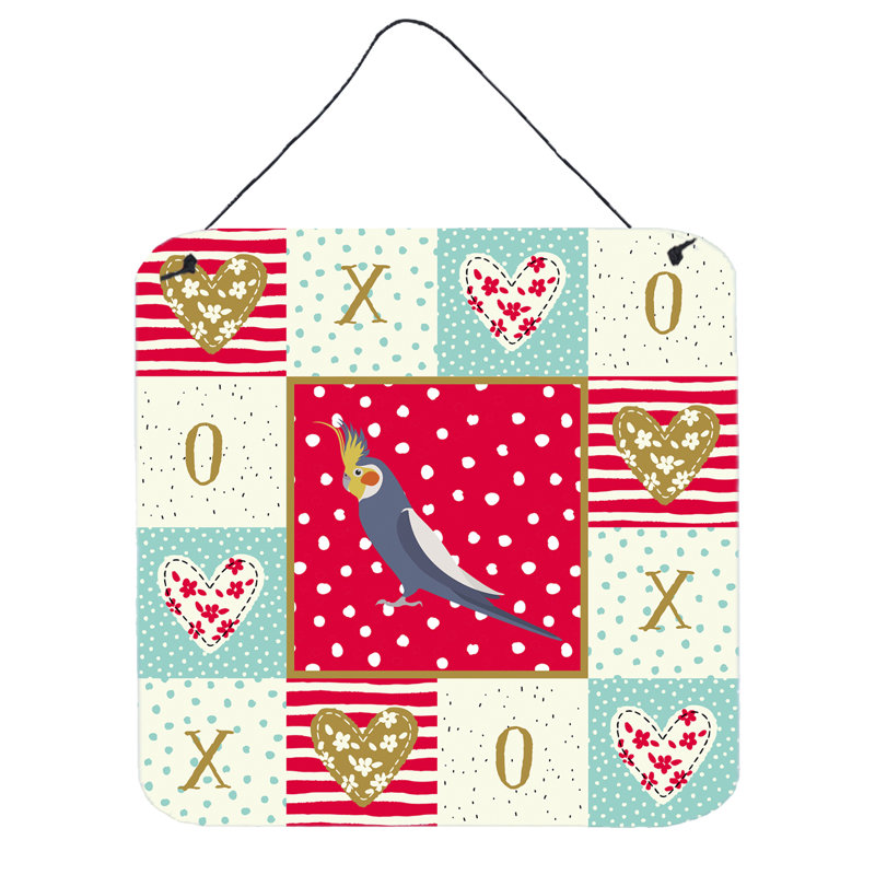Décoration murale cockatiel love hanged prints