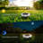 Bell+Howell Solar Powered 4 LED Disk Lights, Wireless Auto On/off Solar Pathway Garden Lights