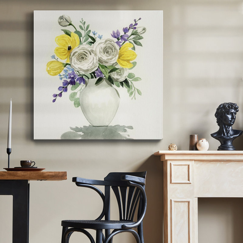 Toile tendue Bouquet Shadows I-Premium Gallery - prête à être accrochée