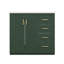Ensemble de meuble-lavabo indépendant 36 po avec 3 tiroirs de rangement-696263638-696263637