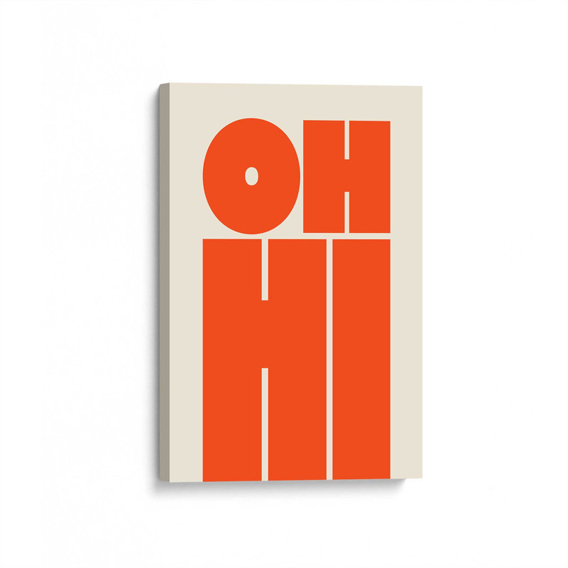 Reproduction d'art «Oh Hi» par Garima Dhawan, Toile tendue, Ne s’applique pas, H 16 po x l 12 po