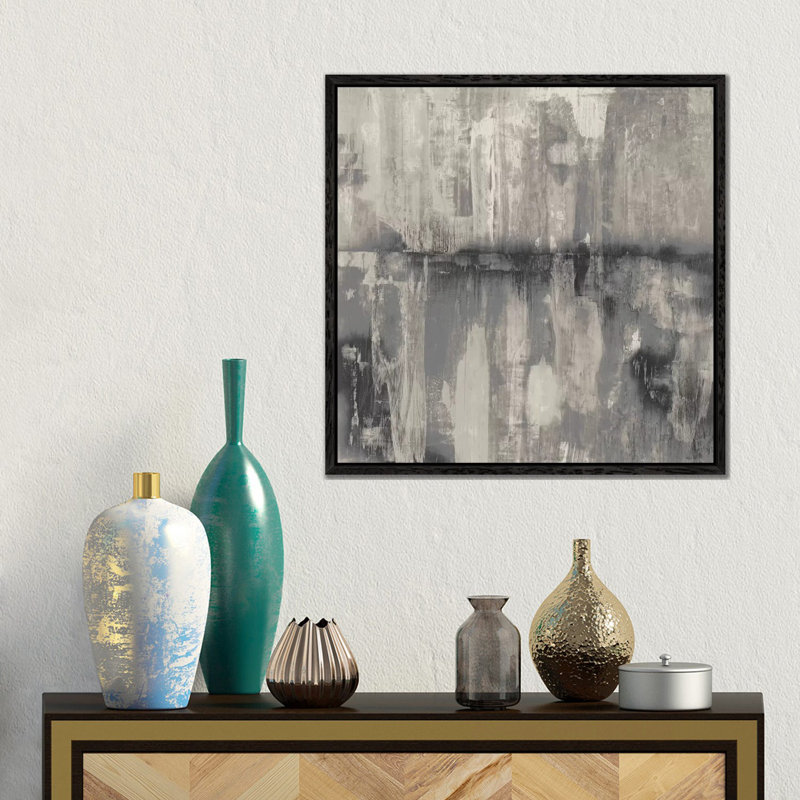 Fantasy Land by Melissa Averinos - Wrapped Canvas Painting, 66.04 cm H x 66.04 cm W, Black Floater Framed
