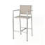 Ensemble de 2 tabourets 29,50 "avec cadre en aluminium antirouille