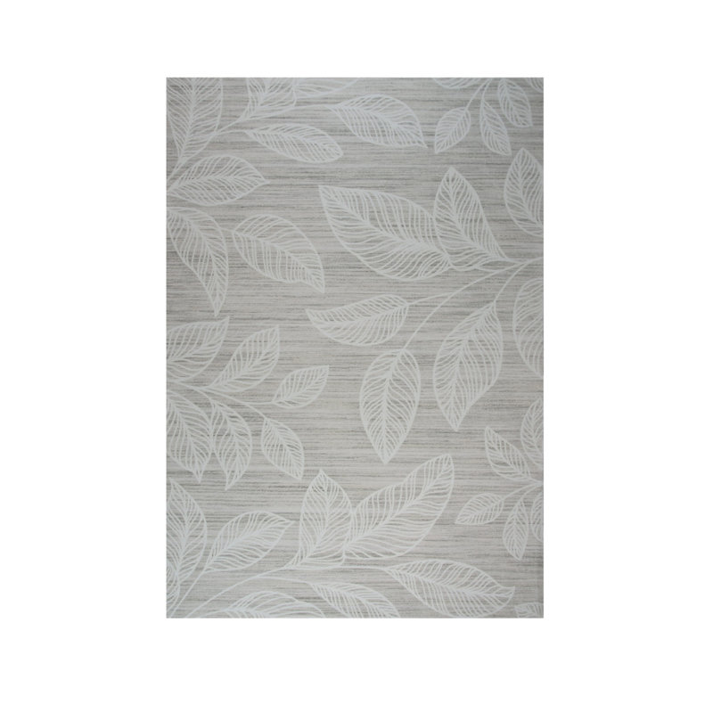 Tapis floral délavé beige et ivoire 8 pi x 11 pi, Rectangulaire 7 pi x 10 pi