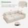Latitude Run U-shaped Corduroy Sectional Modular Sofa Cloud Couch