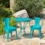 Ensemble de 3 pièces en métal pour terrasse de jardin Colmar-1552620680