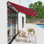 Auvent de patio rétractable polyvalent pour une protection et un style extérieurs