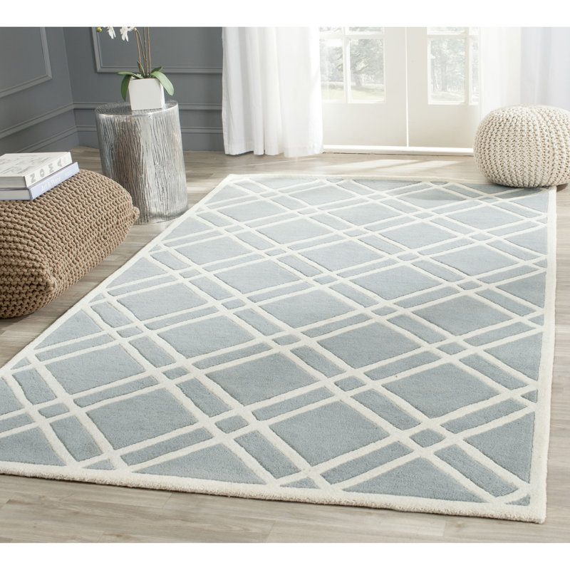 Tapis en laine touffeté à la main Teresita, Rectangle 6 pi x 9 pi