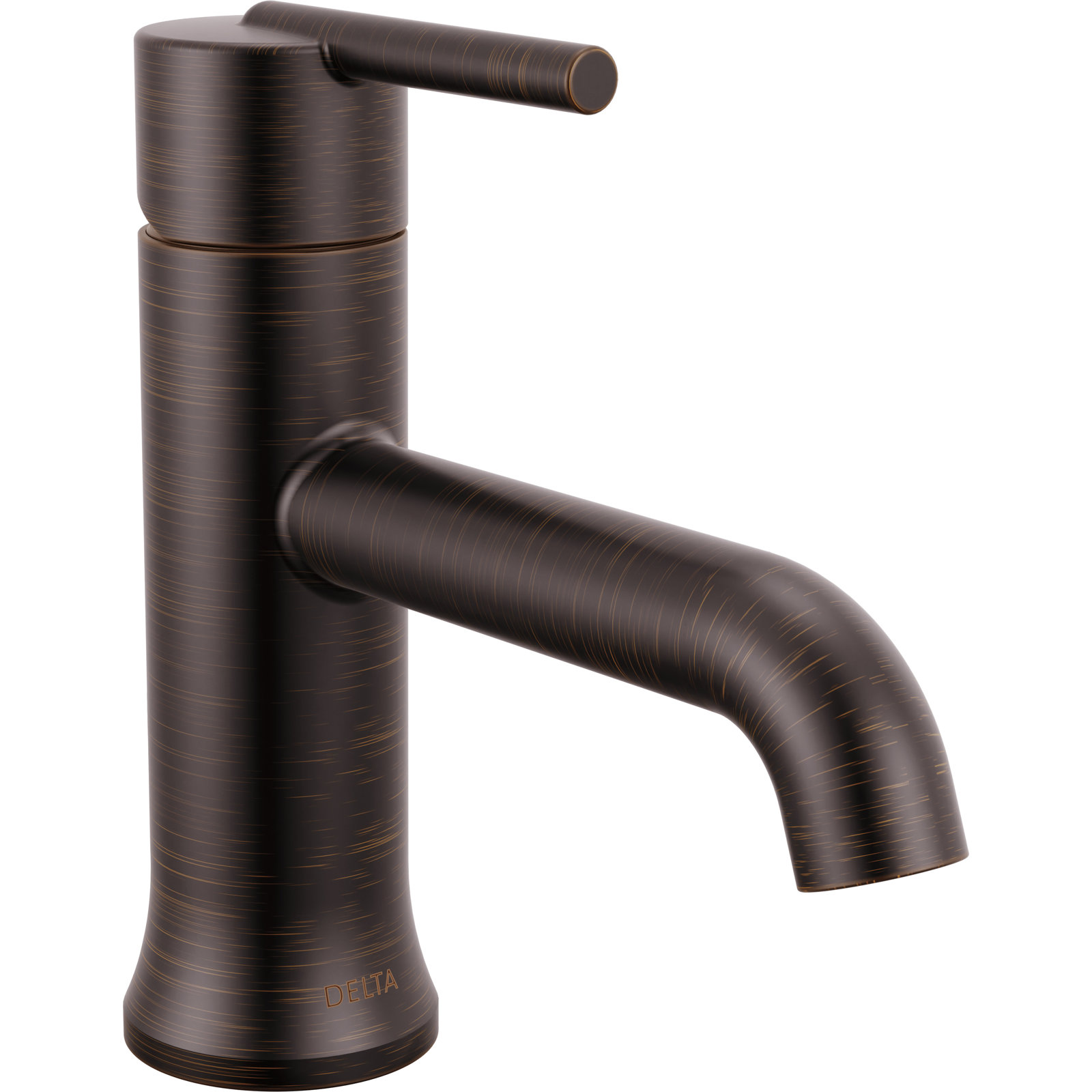 Trinsic Single Hole Bathroom Faucet with Drain Assembly, Single Handle Bathroom Sink Faucet, Venetian Bronze