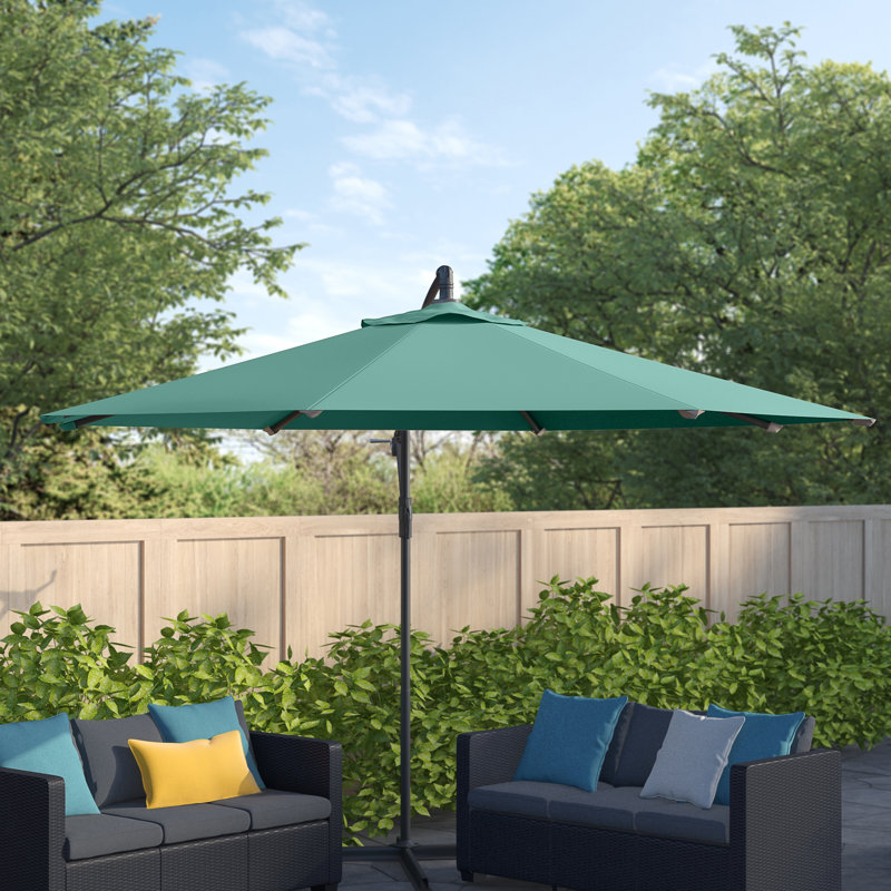 Amazonia 295cm Cantilever Parasol, Green