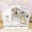 Bitner Two Drawers House Wooden Daybed with Shelves-34643684-34643687