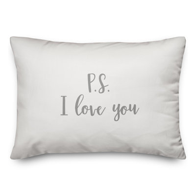  P.S. Coussin décoratif I Love You