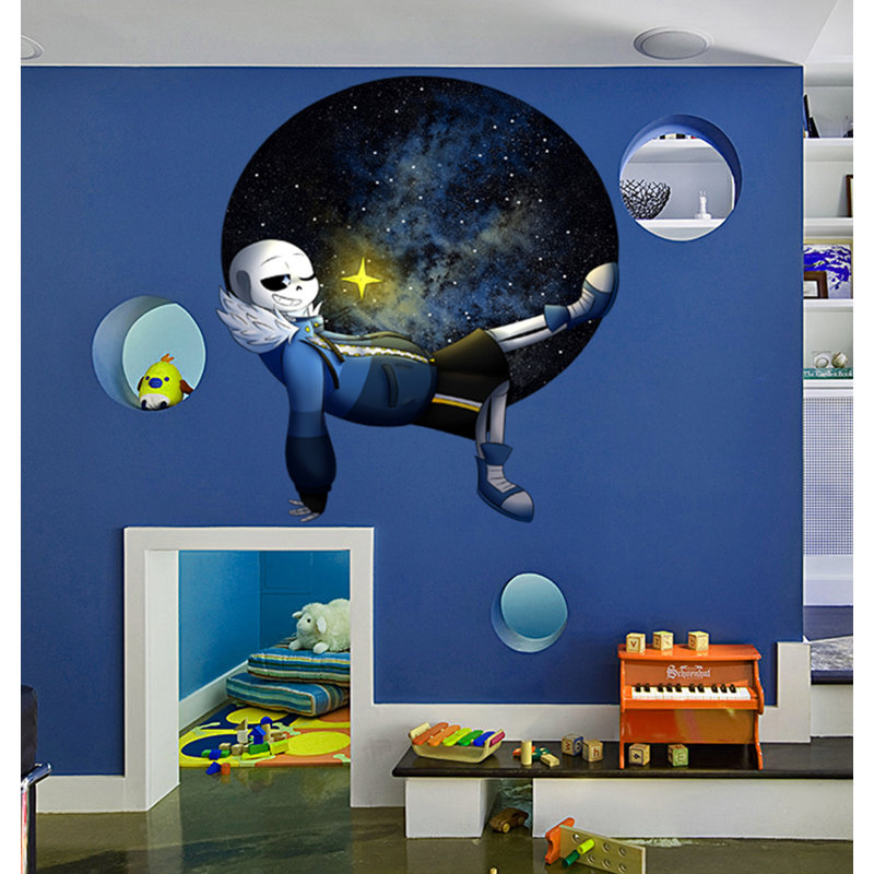 Adhésif décoratif Alien Boy, H 46 po x l 50 po