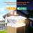 Solar Powered Integrated LED Fence Post Cap Light 3.5 In X 3.5 In, 4 In X 4 In, 4.5 In X 4.5 In, 5 In X 5 In with Base Adapter Included Pack-101484300