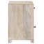 Buffet décoratif 1 porte blanc délavé avec tiroir