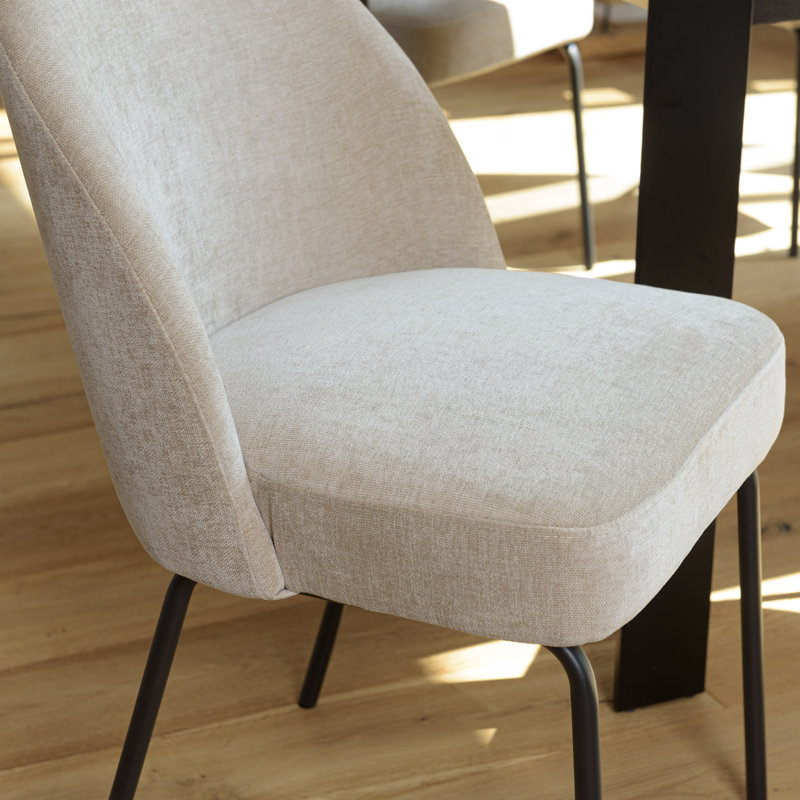 Shianne 50cm H Metal Side Chair, Beige