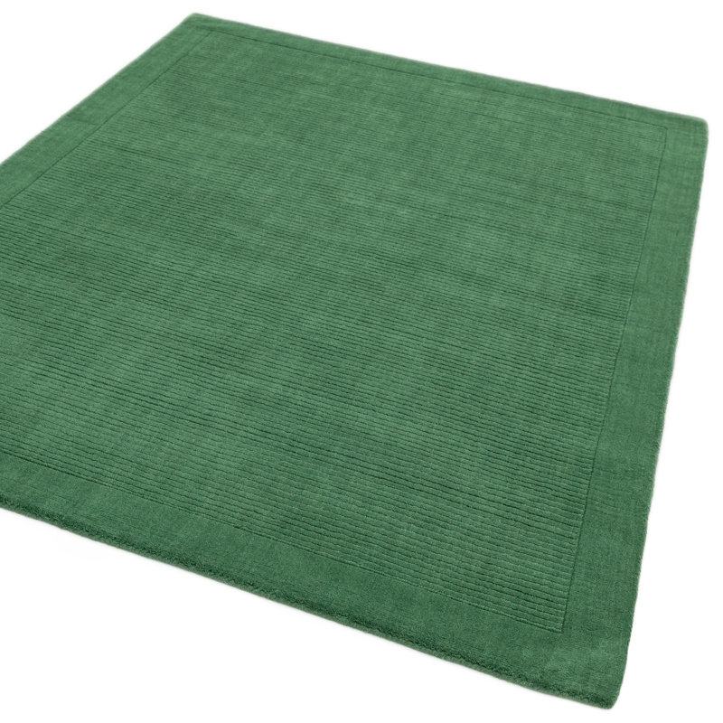 Tulane Solid Colour Wool Hand Woven Area Rug, Rectangle 60 x 120cm