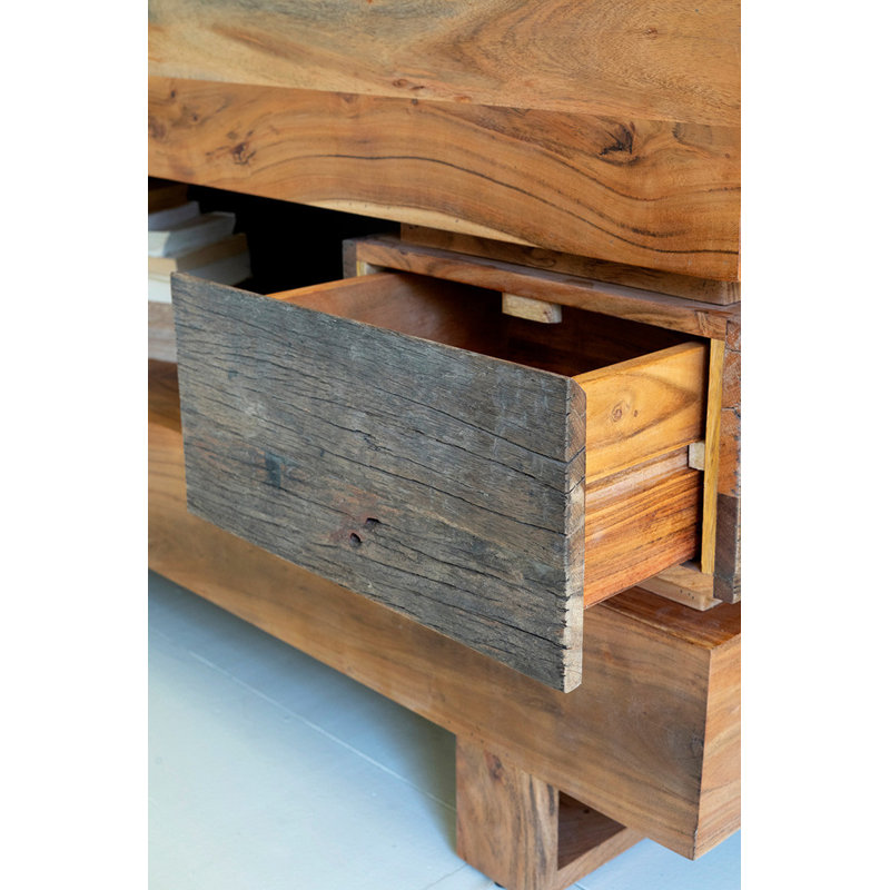 Elser 64'' Solid Wood Console Table