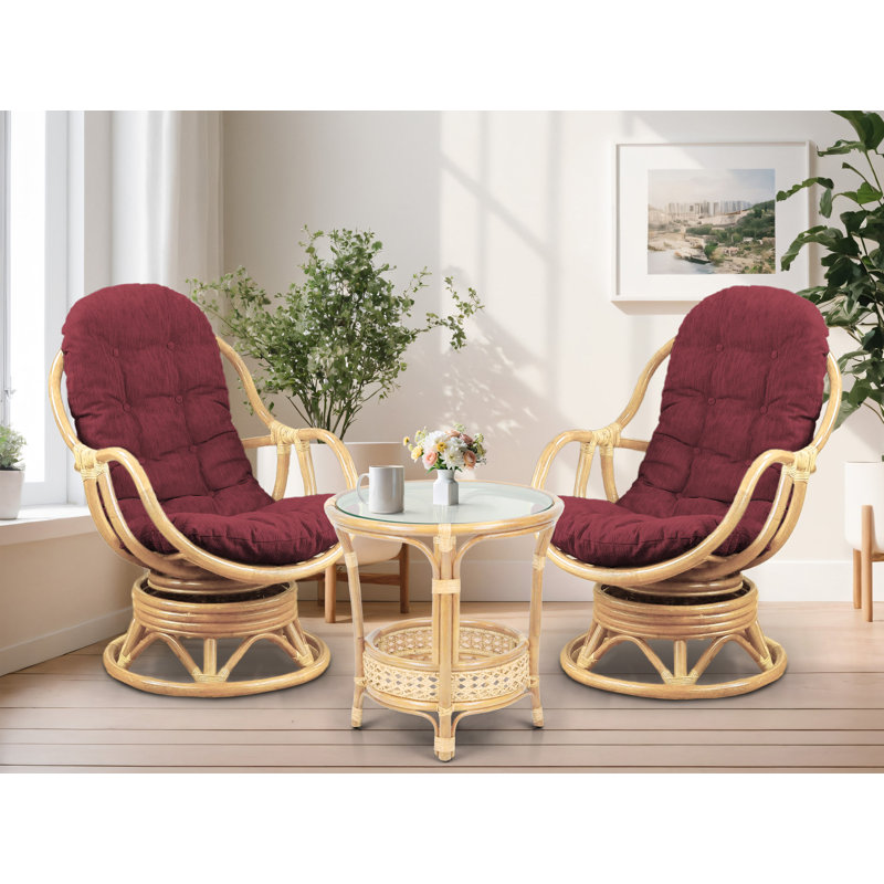 Ensemble de salon 3 pièces Aurrin, Dark Brown