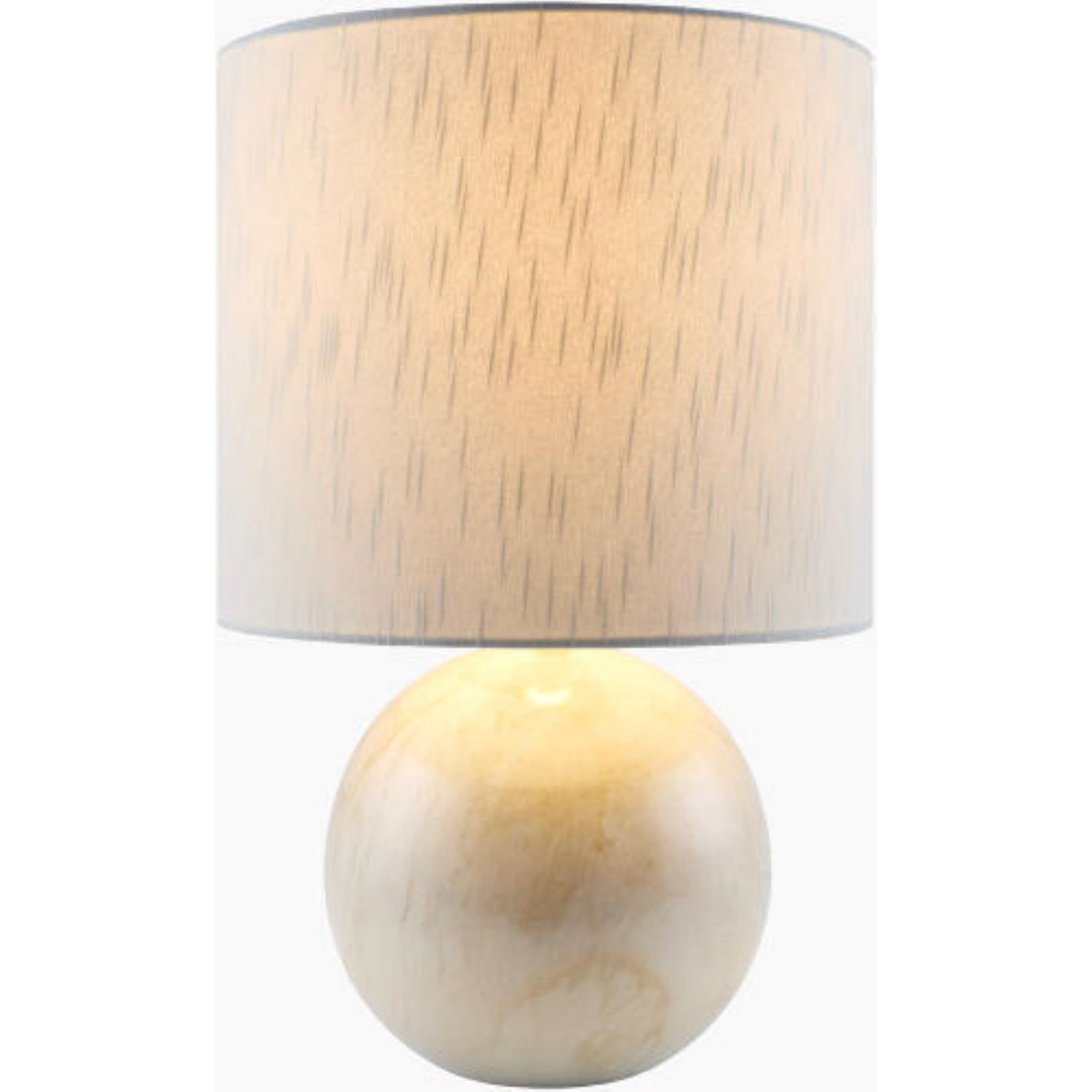 Lillian Ceramic Table Lamp, Beige 