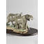 Figurine « a butée along the way elephants »
