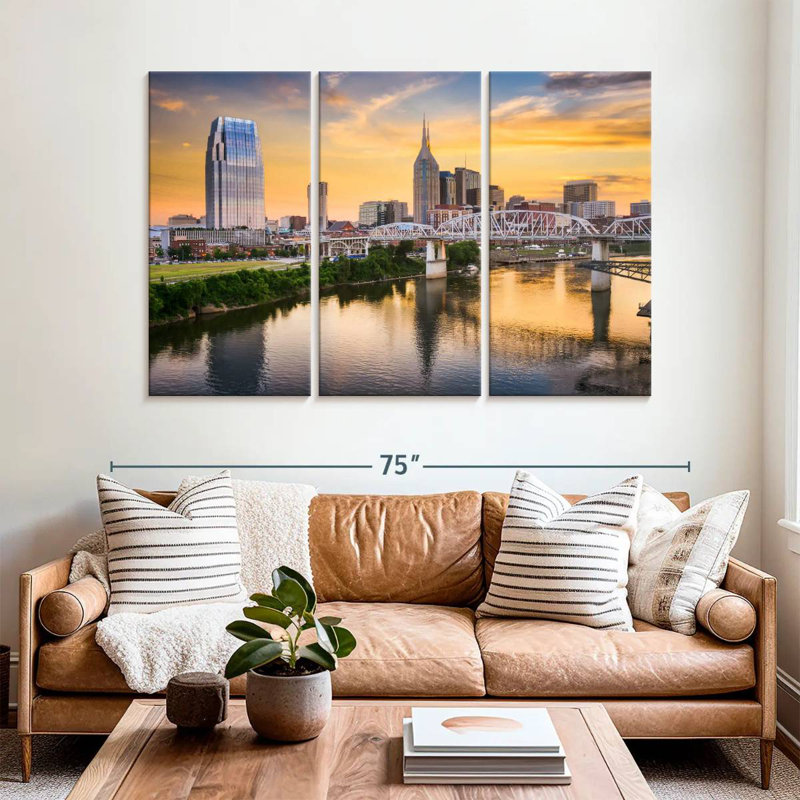 Sebbie Nashville Golden Sunrise, 42" H x 65" W