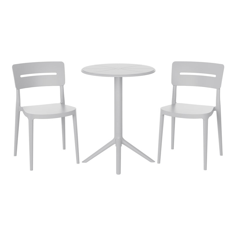 Ensemble repas extérieur 2 personnes, Grey