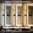 Modern Tiltable LED Metal Frame Tempered 3 Color Dimmable Anti Fog Lighted Vanity Wall Mount Mirror For Bathroom&Bedroom-667978771