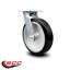 Caoutchouc sur roulettes en aluminium