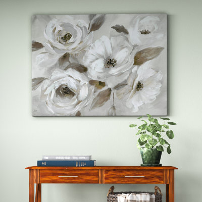 «Winter White» par J Paul - reproduction d'art sur toile tendue