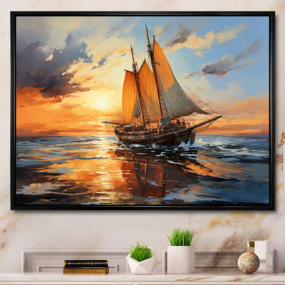 " Boat Expressive Seascapes I "