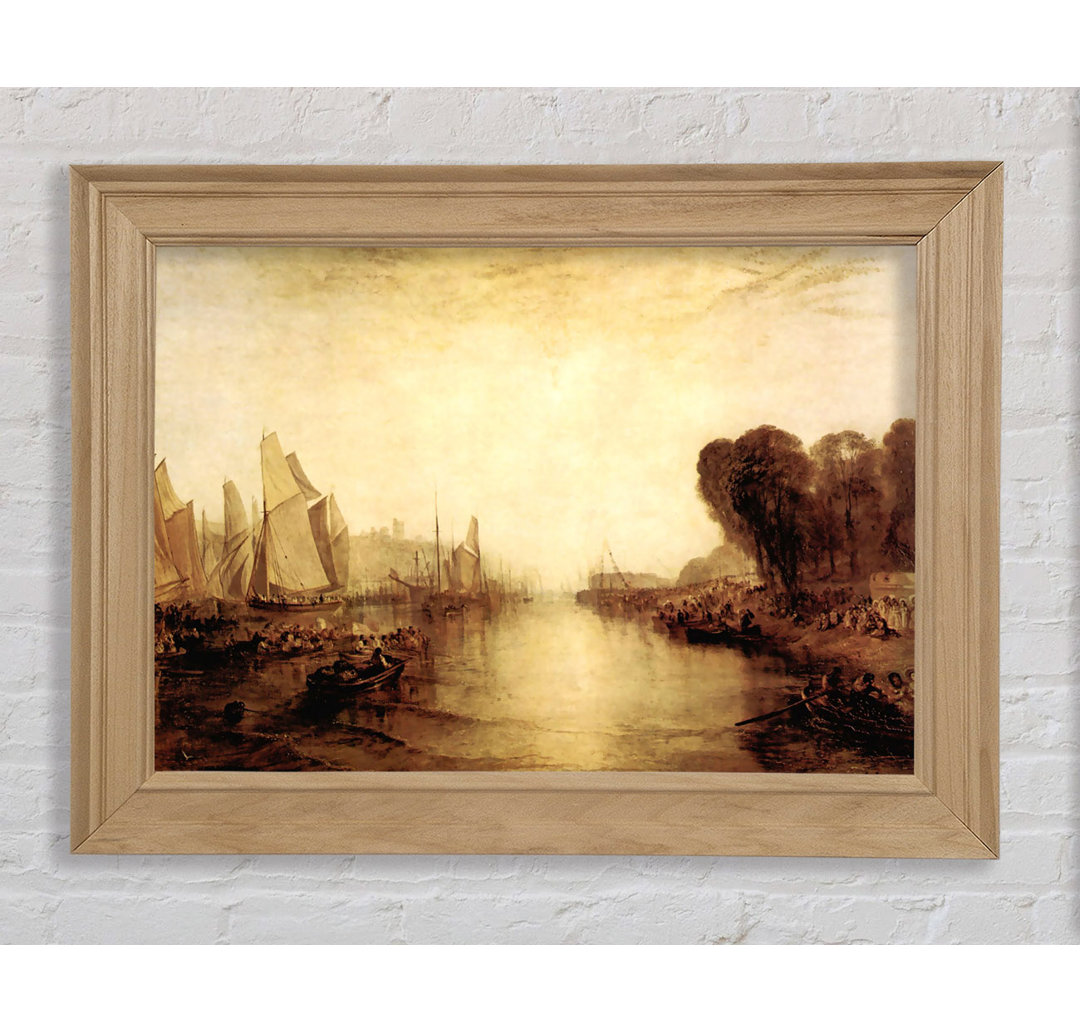 Joseph Mallord Turner East Cowes Castle - Einzelner Bilderrahmen Kunstdrucke