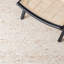 Tapis en laine / coton tissé à la main Ardolino Natura en ivoire / gris clair-2073388991