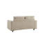 Ensemble de canapé modulaire en velours côtelé de style moderne minimaliste 2 pièces, beige, convenant à un usage quotidien-210745453