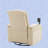Gregorian Faux Leather Power Reclining Home Theater Seat with Cup Holder-523687853