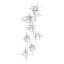 Tura 9-Light Glass Round Pendant-71881461-79318865-71881466