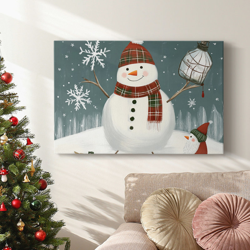 Christmas Holiday Arts - Toile tendue avec châssis, H 12 po x l 18 po
