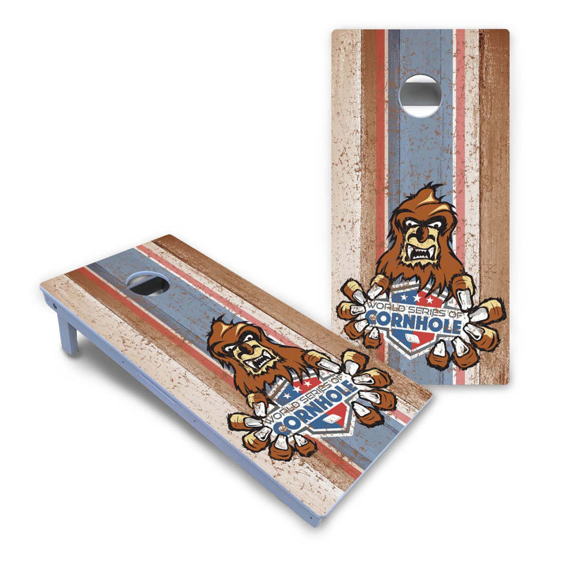 Ensemble de cornhole animé Sasquatch, Ajouter des lumières DEL