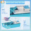 6 Tier Hamster Cage with Twin Tower and Accessories Light Blue