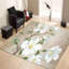 Superbe tapis non tissé à imprimé mince avec un motif floral subtil dans des tons de terre, parfait pour ajouter une touche d'élégance à n'importe quelle pièce de votre maison