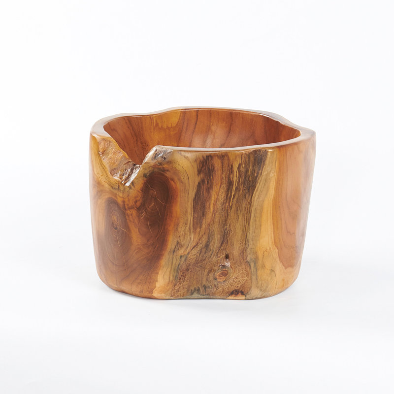 Handmade Solid Wood Decorative Bowl 1