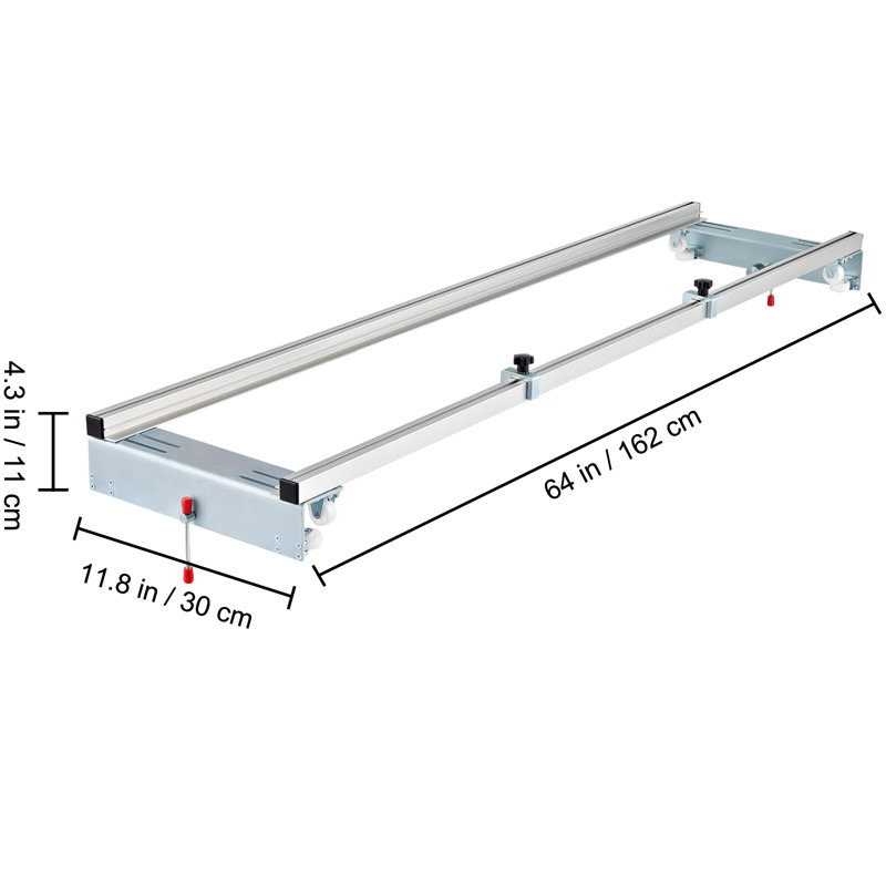 Router Sled, 60 inches / 152.4cm Width, Slab Guide Jig for Woodworking
