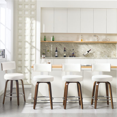 Swivel Upholsered Counter & Bar Stool