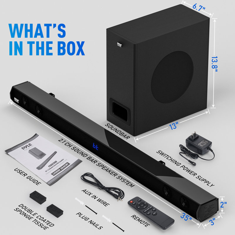 Rockville Rockbar 40'' 400w Soundbar Meidong Cheap Bluetooth