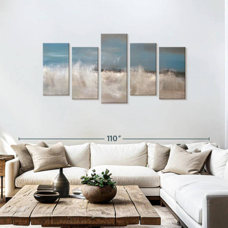 Avery Wild Sea Waves, 40" H x 80" W