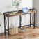 Ramsdell Console Table with Charging Station Behind Couch Table Skinny Narrow Sofa Entryway Table
