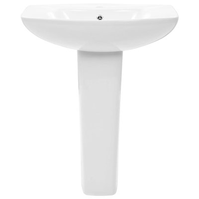 Belfry Bathroom Calvo 940 mm L x 50 mm W Ceramic Specialty Sink and Overflow