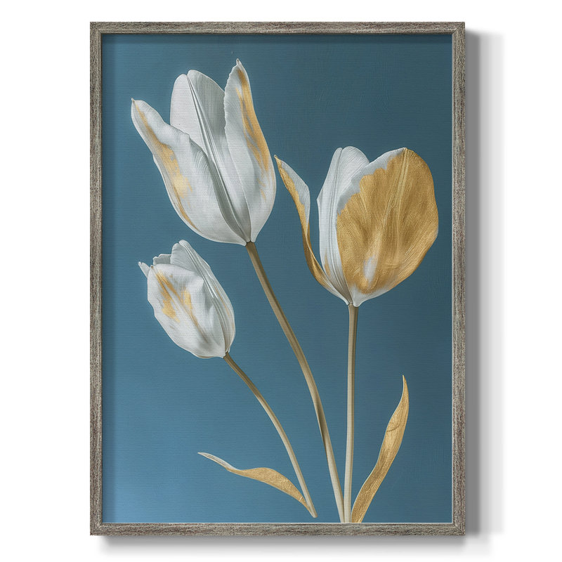 «FLORAL Series CL III», reproduction encadrée - bois massif, H 11 po x l 9 po