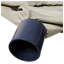 Capot de collection de scie à onglets - Adaptateur en nylon pour scies de table, gris
