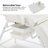 Adjustable Esthetician Reclining Massage Bed for Eyelash Extension, Facial Bed with Storage Tray-807276622